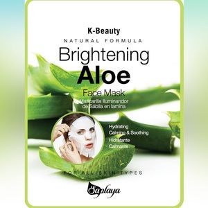 K-Beauty Natural Formula Brightening Aloe Daily Sheet Mask